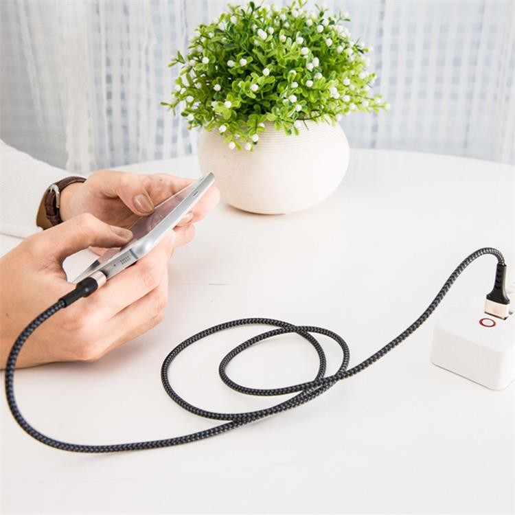 1M Type C Nylon Braided USB Cable Android Line 5V 3A For Samsung Huawei ROHS