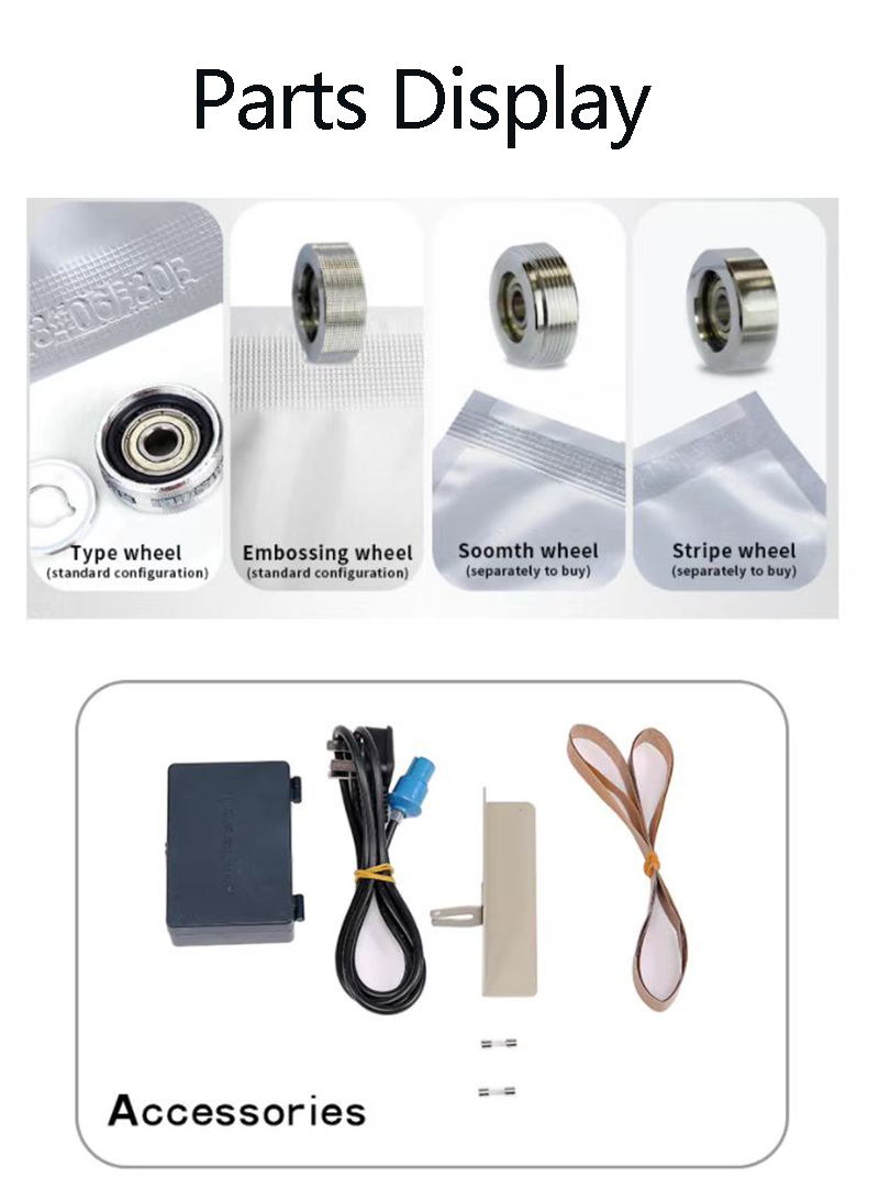 Plastic Bags Film Industrial Sealing Machine 6mm Continuous Heat Sealer Machine