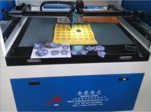 Buy cheap Woven Co2 Laser Cutting Machine For Garment Labels Jhx - 10080S Stable Performance product