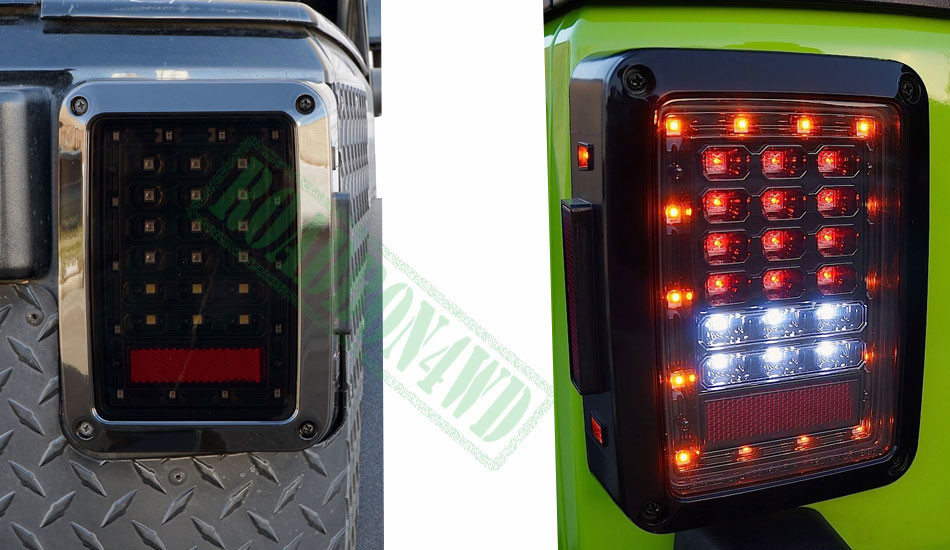 Wrangler led Tail Lights running turn brake reverse rear tail lamp