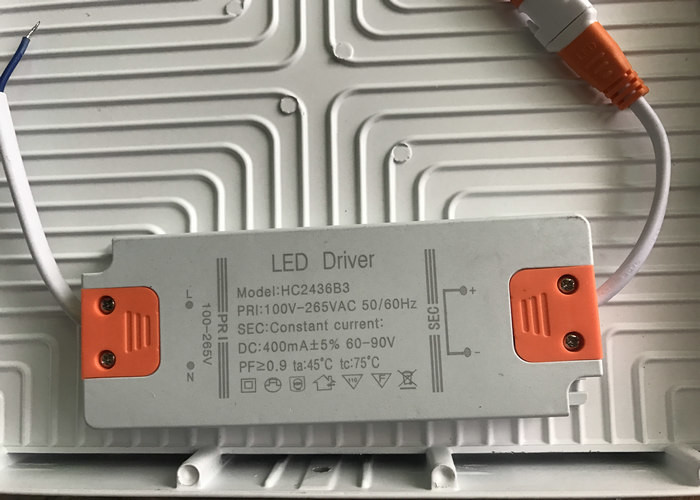 Energy Saving LED Slim Panel Light Rimless Surface Mounted 35mm Height 30 W 3000K