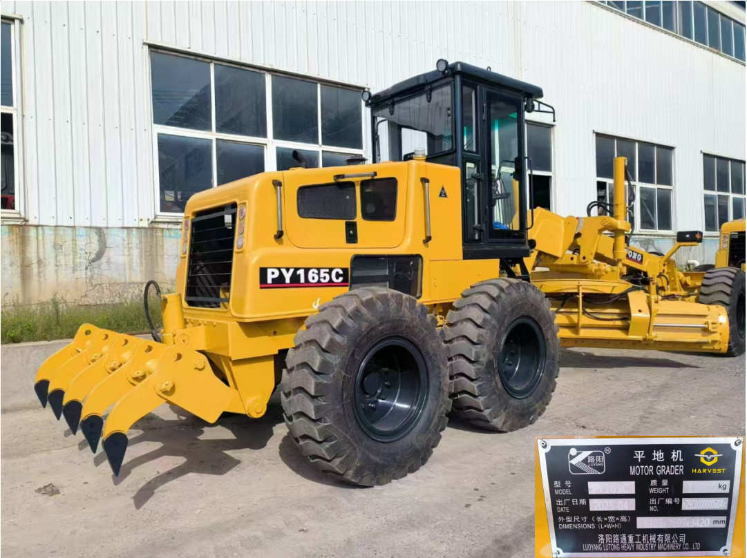 125kw Motor Grader PY165C 3660mm Blade with Cummins Engine Sale to Near Zambia