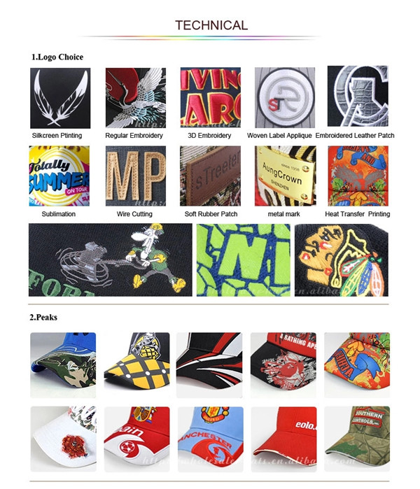 Ace 6 Panel Baseball Hat Custom 3d Embroidery Logo Cotton Dad Cap