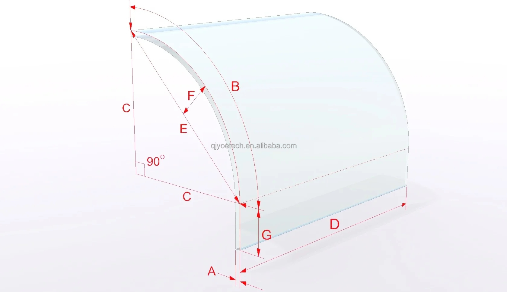 Customized Color Curved Low Iron Ultra Clear Laminated Glass for Hotel Main Door