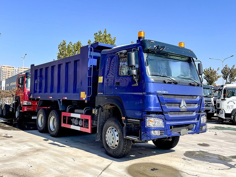 6x4 371hp 10 Wheeler Sinotruk Dump Truck , Second Hand Howo Dumper Truck
