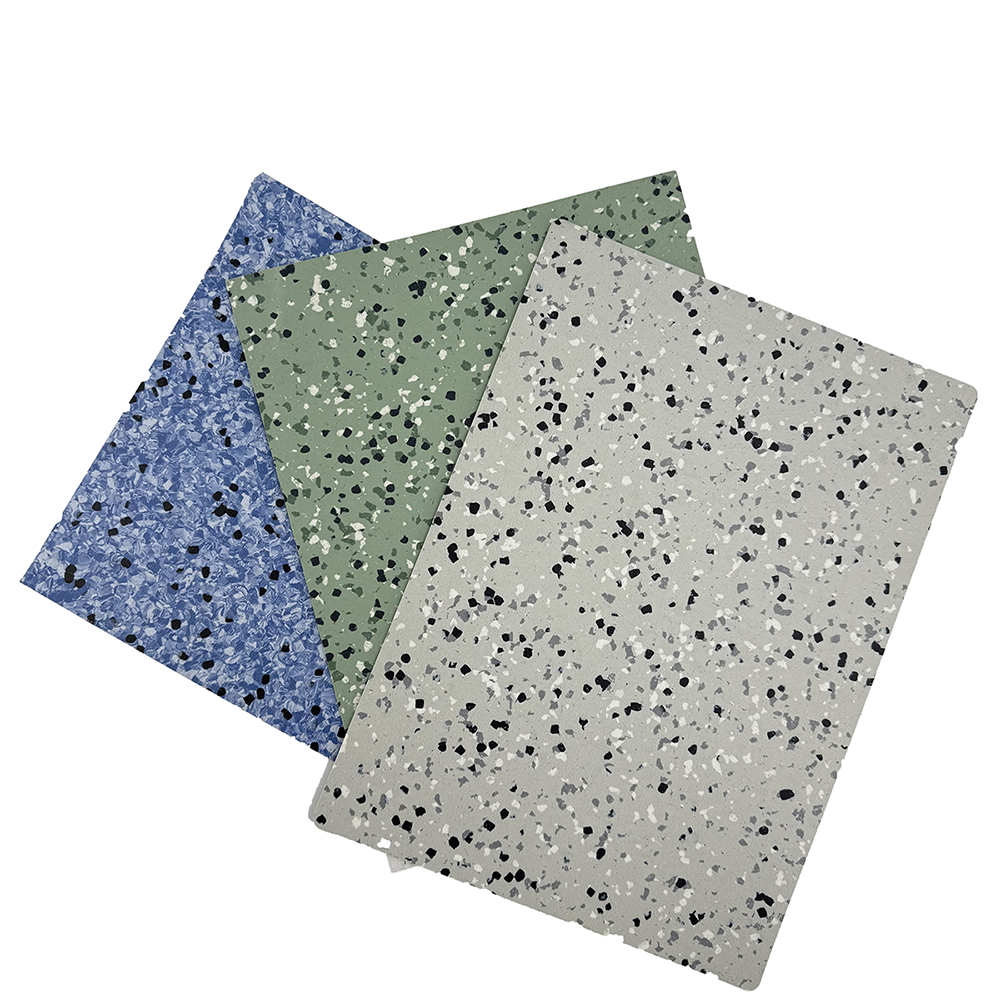 Conductive PVC ESD Flooring Tile 10^4-10^6 Ohm Customizable