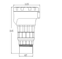 intergrated sewage ultrasonic open channel flow meter