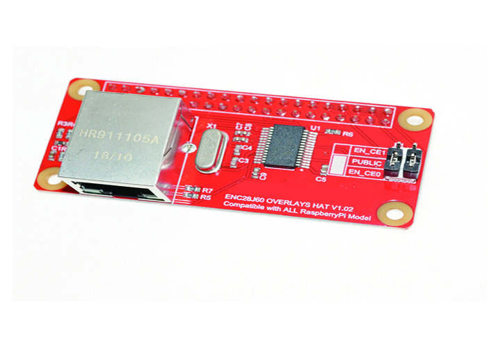 Red Arduino Starter Kit W ENC28J60 Network Adapter Module For RPi Zero