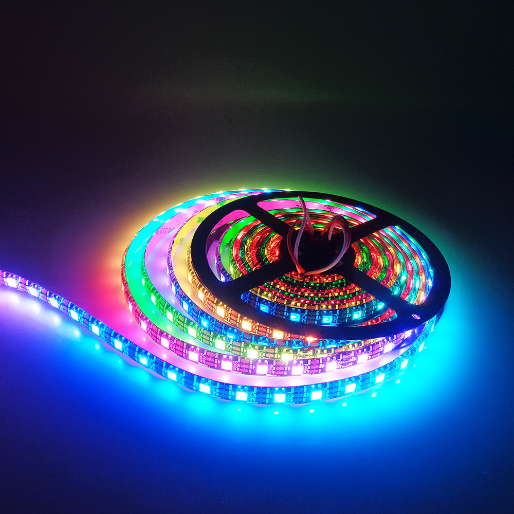 Black White PCB Ws2812b Led Light Strip IC Multi Model Addressable Led Tape