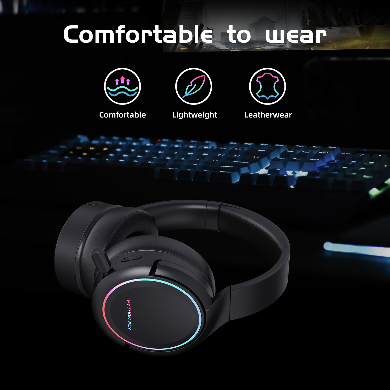 X7Pro 35H Dual Wireless 2.4 Ghz Headphones Headset For Nintendo Switch DC 5V 500mA
