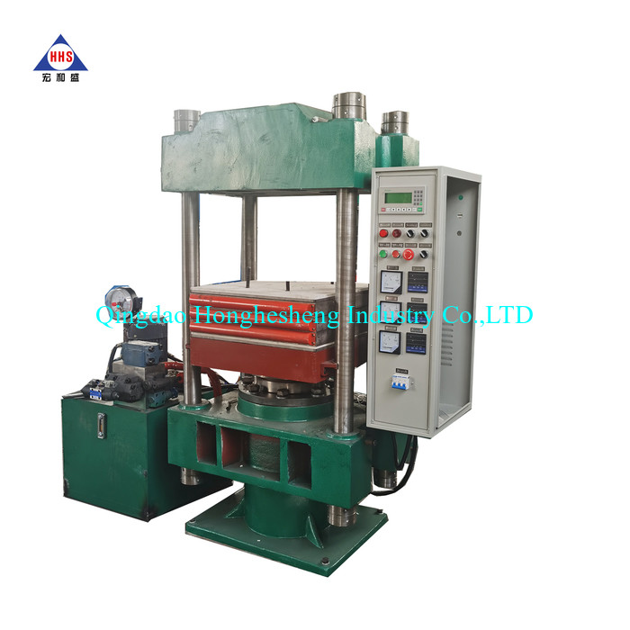 Rubber Platen Hot Compression Moulding Machine 300 Degree 5.5KW