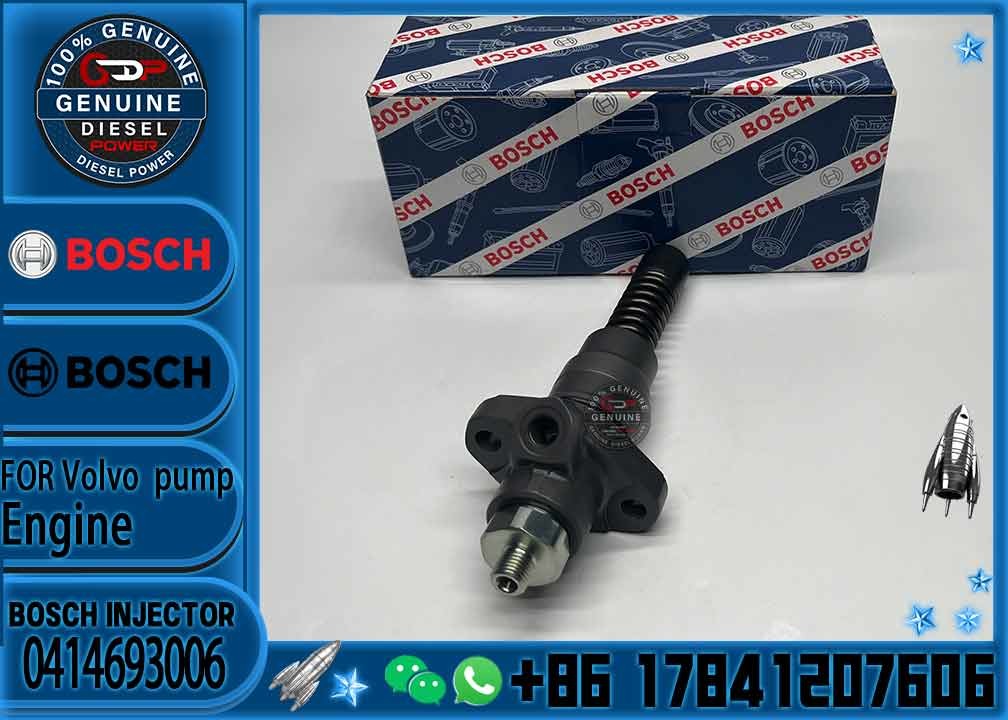 Excavator spare Parts D6E D6D Diesel Fuel Unit Pump 0414693007 Injector 0414693003 04289982 02113695 21147446 for EC210B