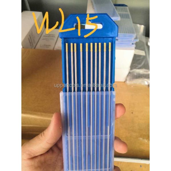 Golden 2.4mm*175mm 3/32 WL15 Tig Welding Tungsten Electrodes for Welding Applications