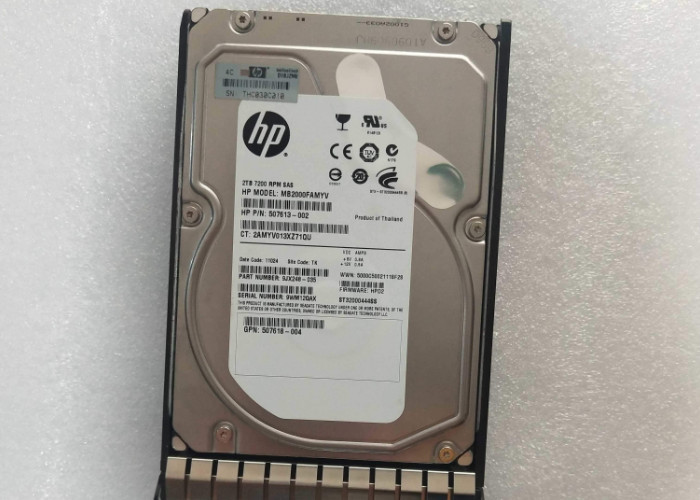 507616-B21 508010-001 HP Server Hard Drives , HP Internal Hard Disk SAS 2TB