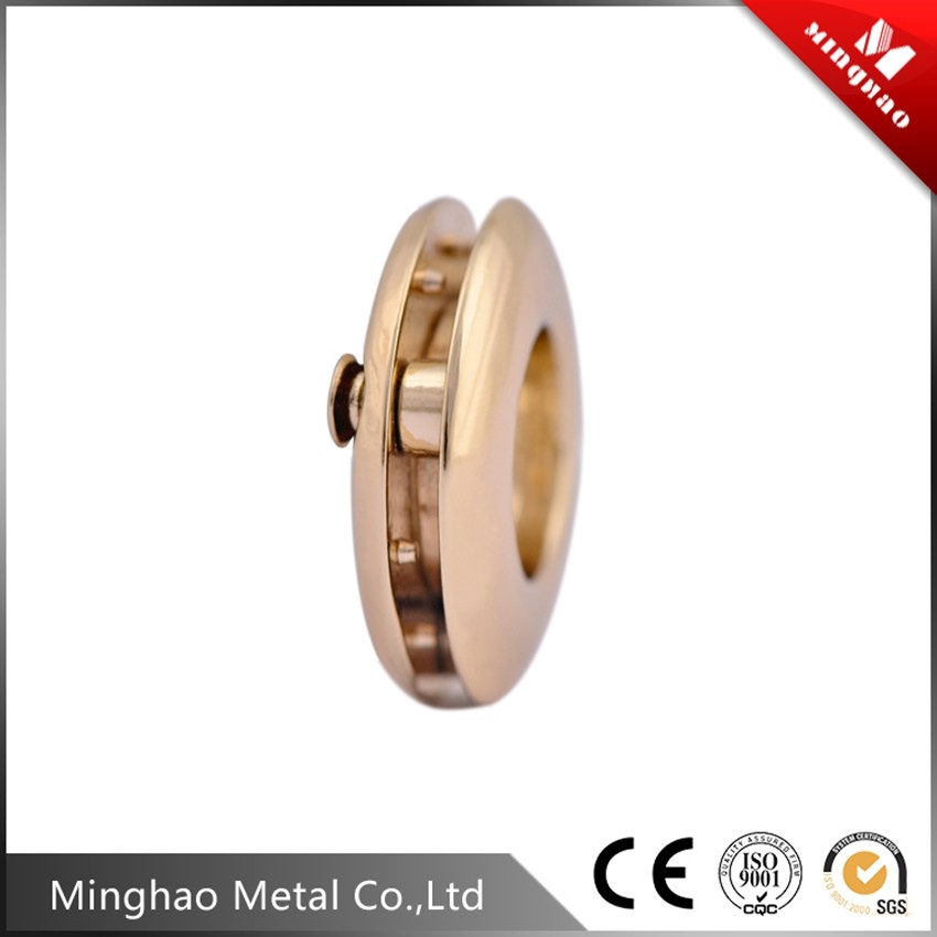 Metal gold plating eyelet for leather handbag parts,19.31mm,Zinc alloy plating eyelet