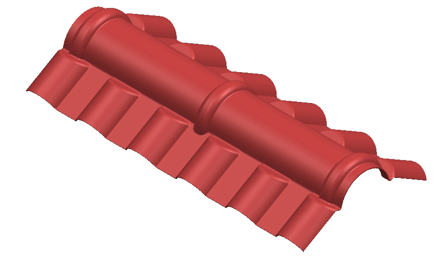PVC Glaze Tile Extrusion Line with 25000x6000x3500 Dimensions and 36 rpm Screw Speed