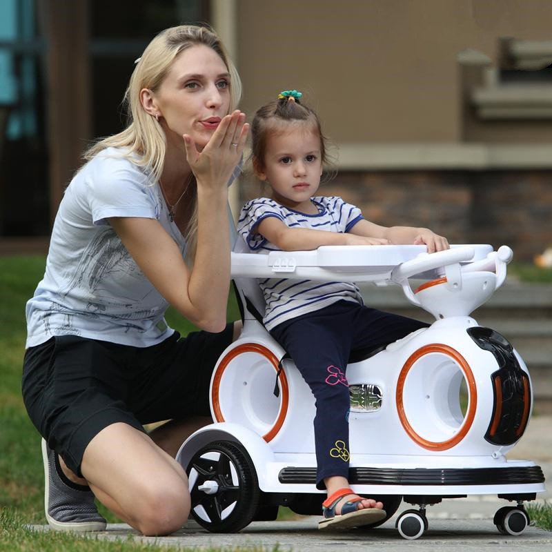 PP Plastic 6V4.5H Battery Wall-e Bumper Toy Car for 1-3 Year Olds' Early Education