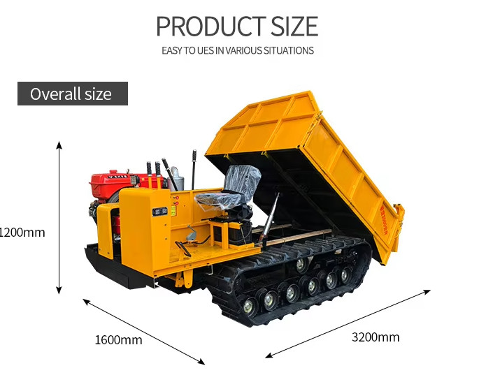 Multifunction Track Transporter 2 Ton Loading Capacity For Industry