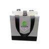 Buy cheap 150 * 160 * 80mm Recycled Coated Paper Bags , Black / White Retail Bags With from wholesalers