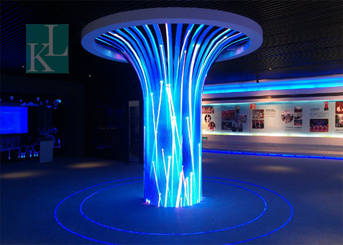 P1.8 P2 P2.5 P3 P4 Flexible LED Displays Module 1000cd For Cylindrical Column