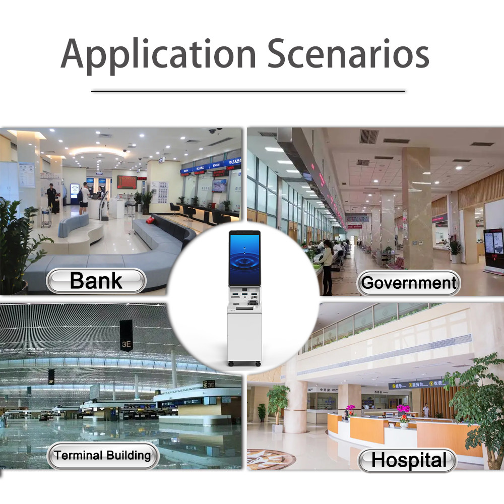 Indoor Cashpayment Self-Service Printer Touch Self Service Kiosk Cash Dispenser