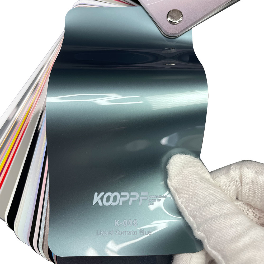 Liquid Somato Blue TPU Color PPF Car Colored Decorative Film 7.5mil K-008