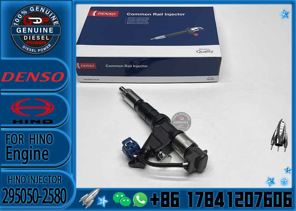High Quality New Diesel Common Rail Fuel Injector 295050-2580 23670-E0221 295050-2730 23670-E0A70 For HINO E13C 700 engi