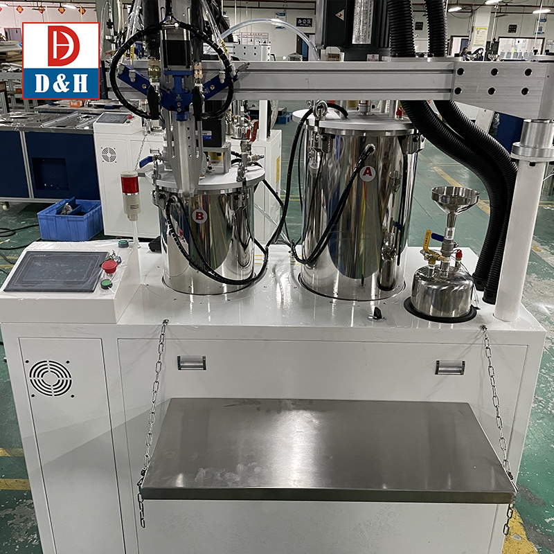 Precision Epoxy Dispensing Glue Injection Machine With 0.5-12g Speed And 380KG Weight
