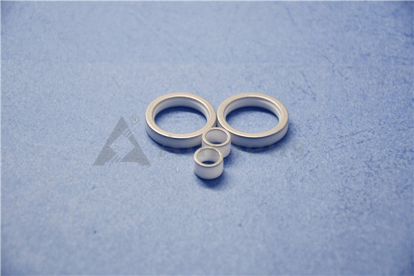 Vacuum Metallized Alumina Ceramics O Ring Electrical Metallized Ceramic Tube