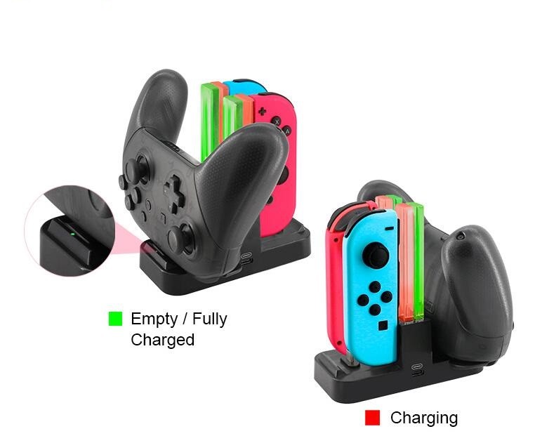 OEM Joy Con Pro Controller Charger Station 500 MAh * 4