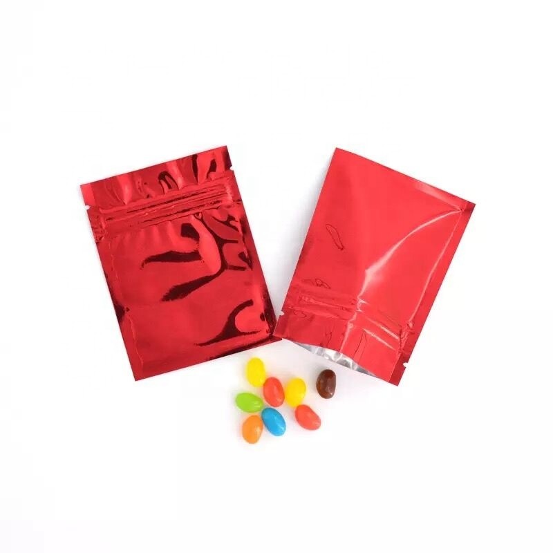 Holographic 20x30cm Aluminum Foil Bag Resealable For Cosmetic