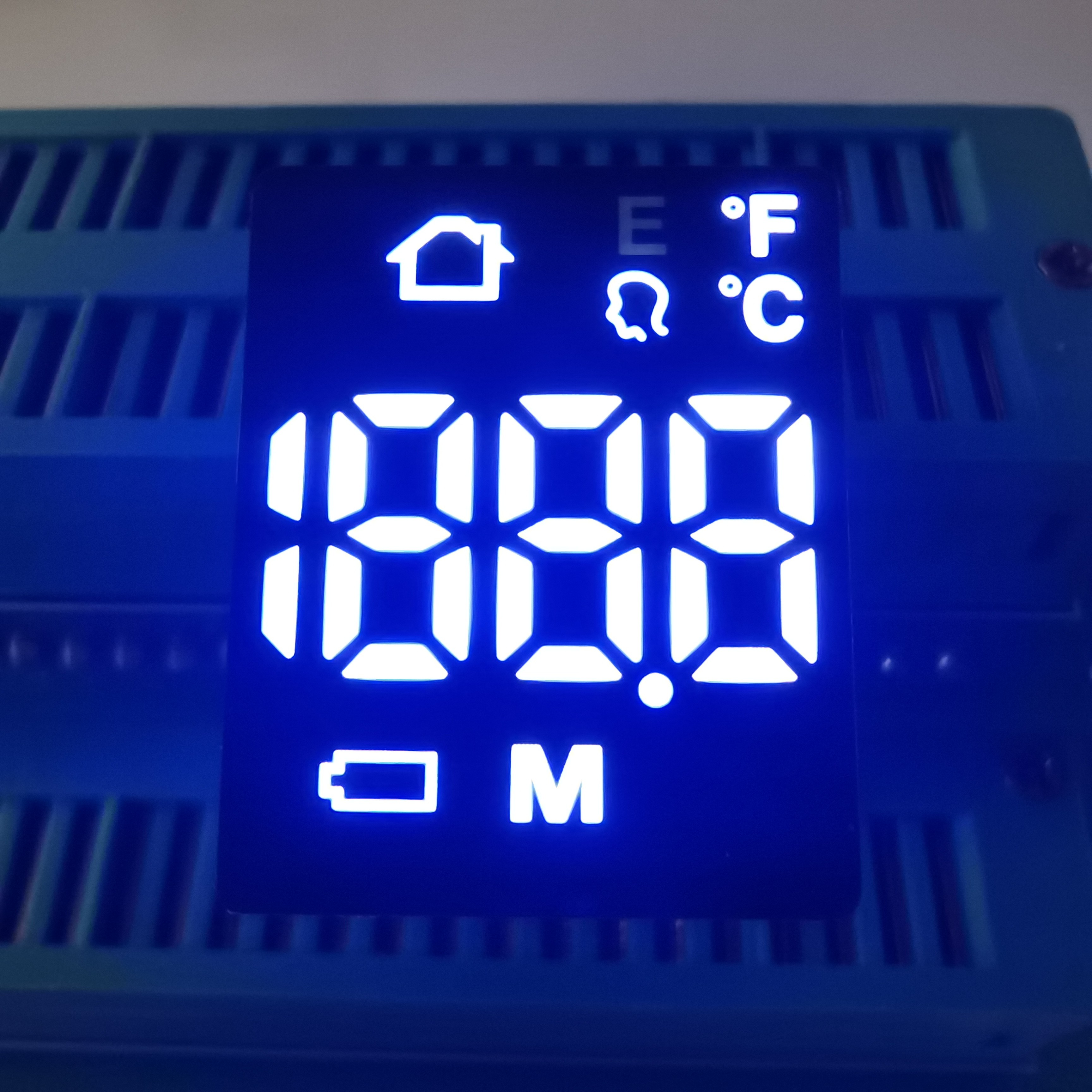 Ultra White 6 Pins 120mcd 80mW 20mA 7 Segment LED Display