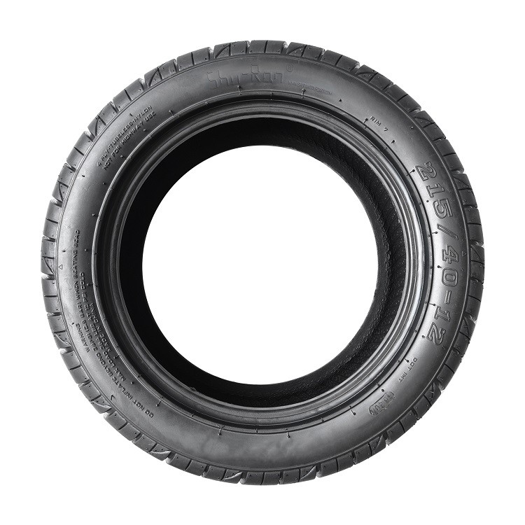 Golf Cart 215/40-12 Street Tubeless Tires Compatible with 12 Inch Wheels (No Lift Required)
