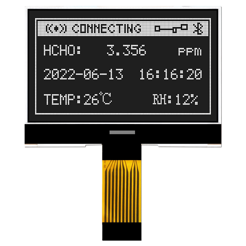 132x64 Industrial LCD COG Module , Durable SPI LCD Display HTG13264C