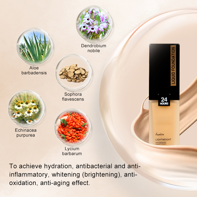 Long Lasting High Quality Make up Cream Private Label Full Coverage Waterproof and Matte Makeup Liquid Foundation