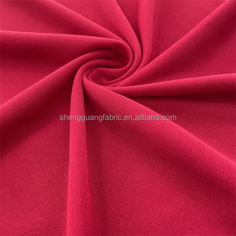75D Tricot 4 Way Stretch Moisture Wicking Polyester Fabric 100% Polyester Material