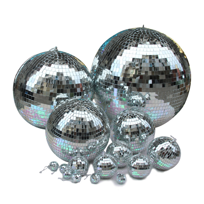 Glass Dome Mirror Ball Sticker Reflective Wall Sticker Silver Gold Rose Gold Mirror Balls Sticker for Wedding Decoration