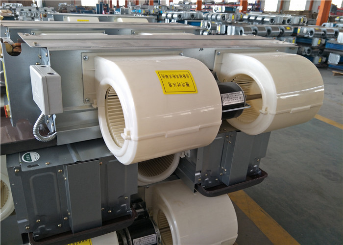 Hydronic Ceiling Cassette FCU Horizontal Concealed Fan Coil Unit For Shopping Malls