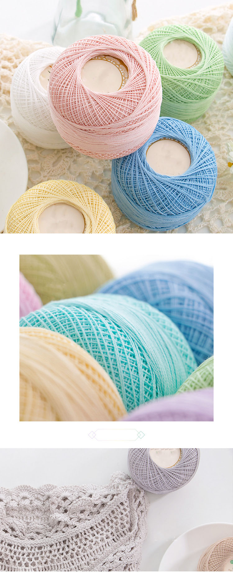Anti Static Recycled Linen Tape Yarn , Multipurpose Hand Knitting Crochet