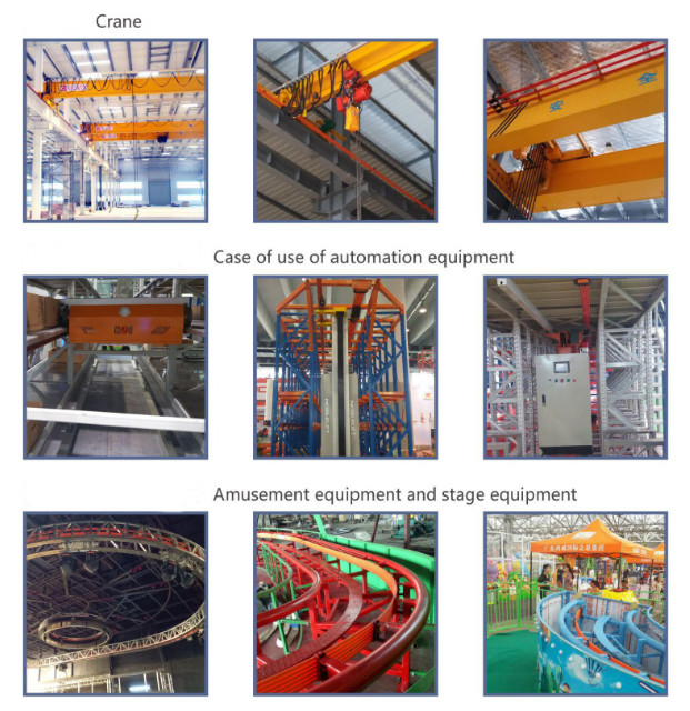 Silence Supply Eot Crane Busbar System Copper Closed Power Clamp Pole H Type