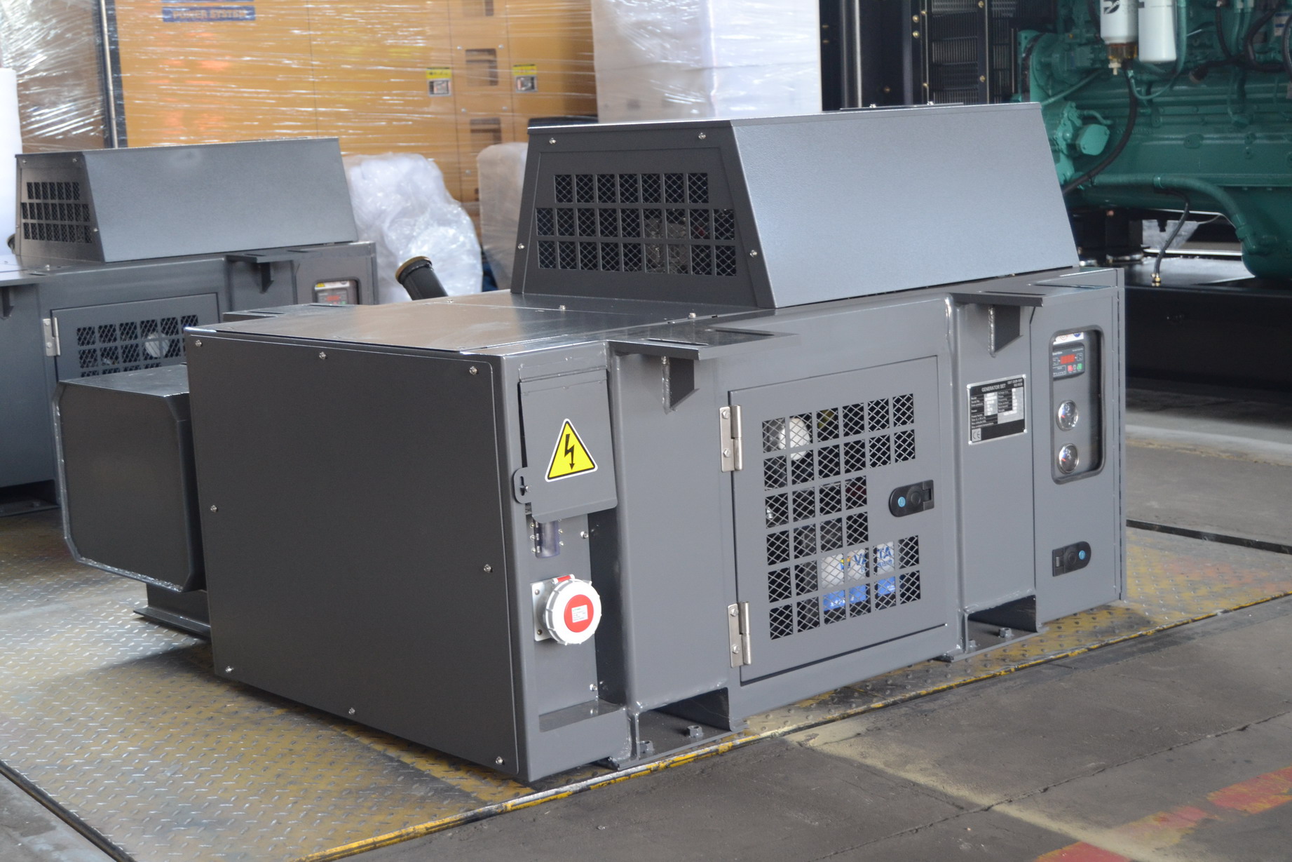 60A 400V Underslung Genset Generator For Reefer Containers 15kw