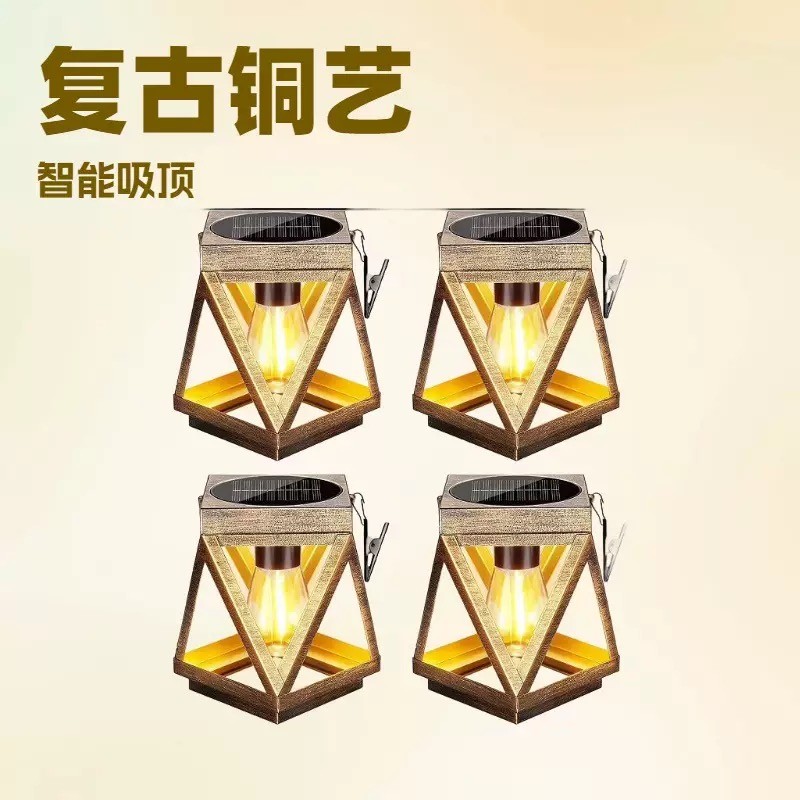 Stake Installation Outdoor Lantern LED Lighting for Porch Patio Garden and Christmas Decoration