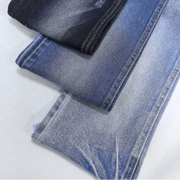 Low Elastic Warp slub Roll Dyed Cotton Spandex Denim Fabric For Lady or Man Jeans