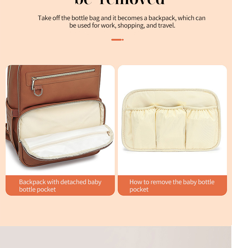 Factory Baby Diaper Bag Multi Function High Capacity Mummy Bag Changing Bag