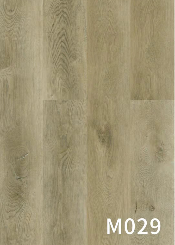 0.3mm SPC Flooring Fire Retardant Noise Prevention Waterproof Stone Brown GKBM LS-M029