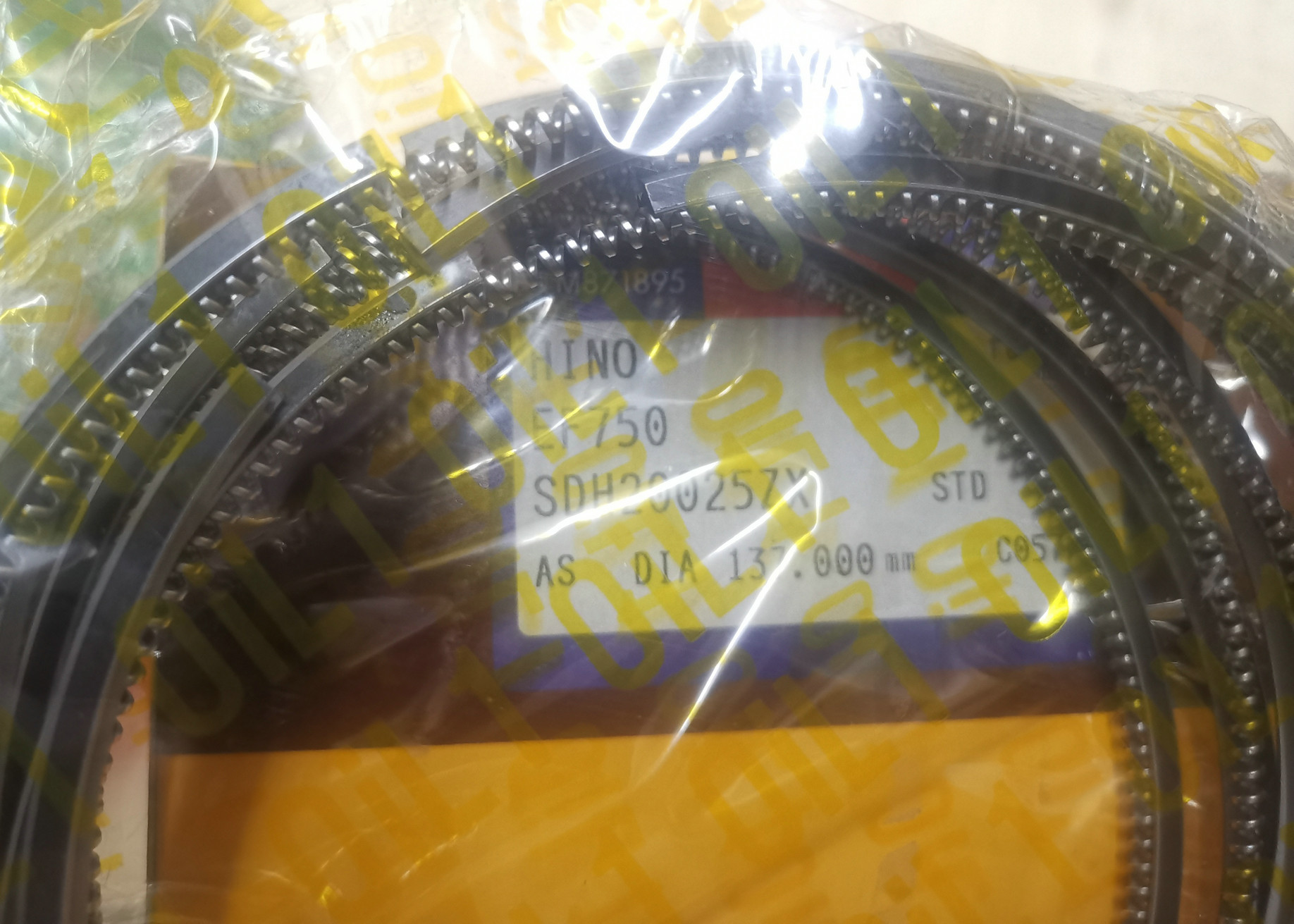 EF700 EF750 NPR Piston Rings 13011-1121B 13011-1122 13011-2170B 13011-2180 13019-1610A For HINO Engine Parts