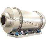 Steam Heating Sand Rotary Dryer Low Temperature Drying Remote Control