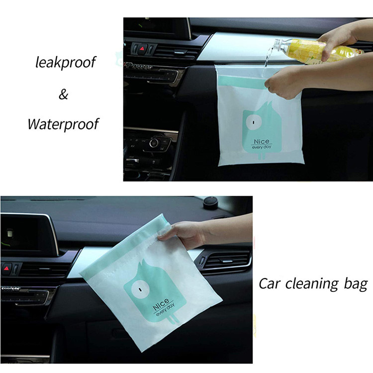 Biodegradable Portable Disposable Car Trash Bags Hanging Low MOQ