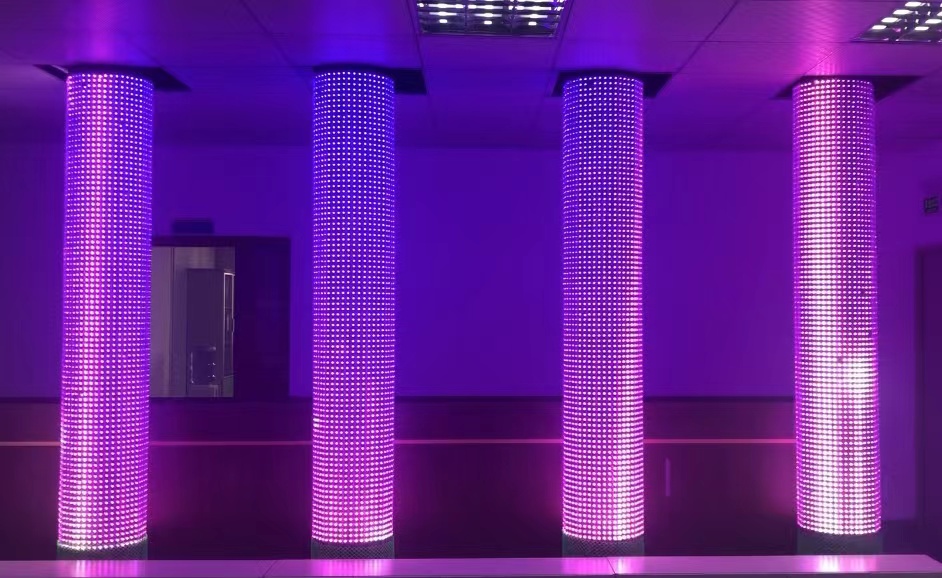 Full Color P25 P50 Media Mesh Screen For Advertising Video Building