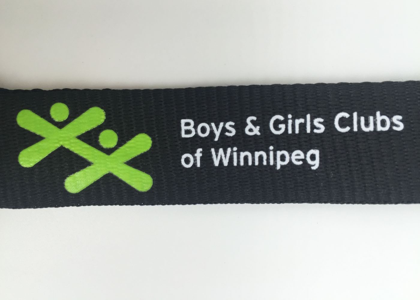 Personalized Key Lanyard / Silk Screen Lanyards Bright Green Color For Events